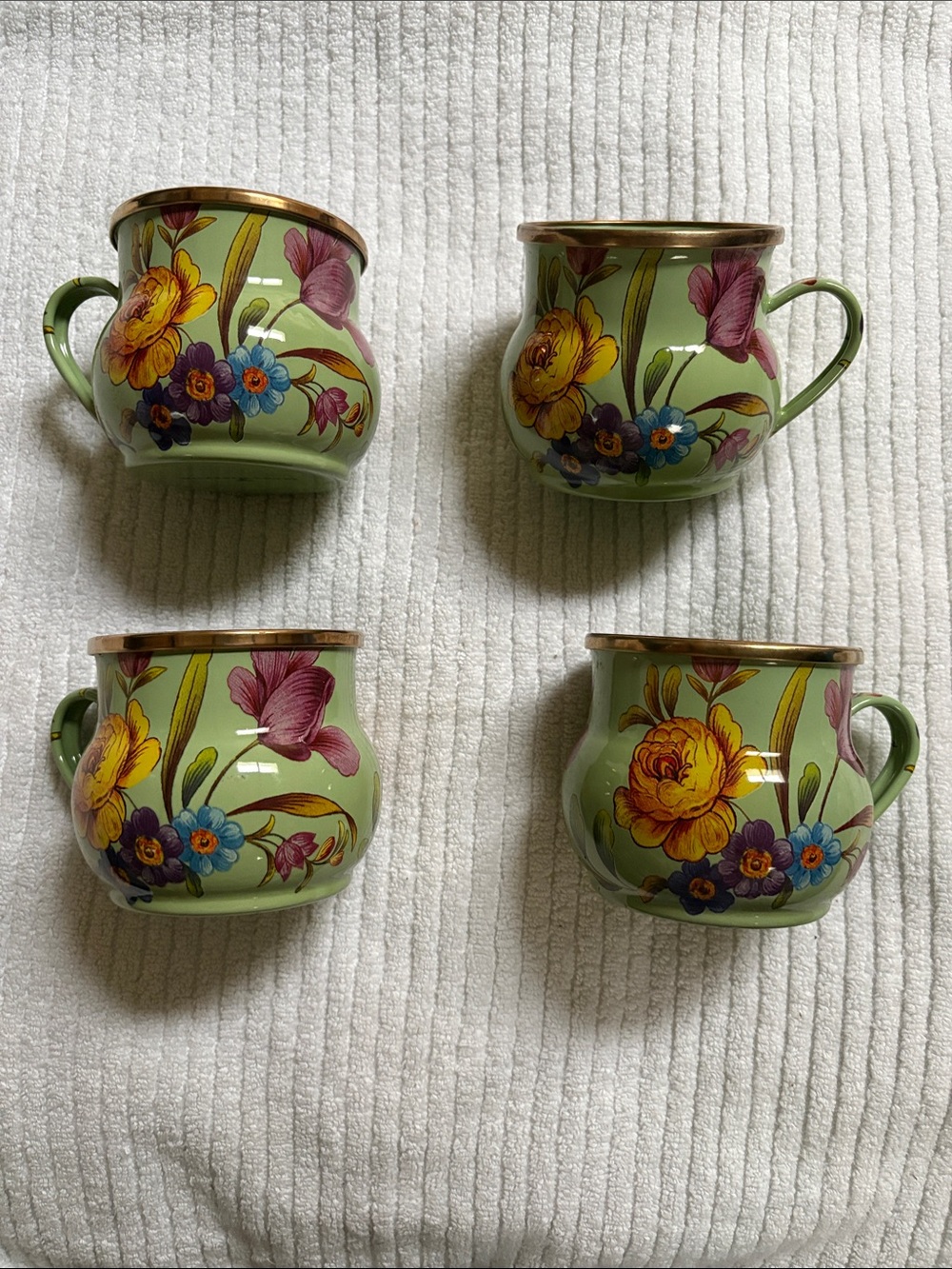 MacKenzie-Childs mugs - Set of 4